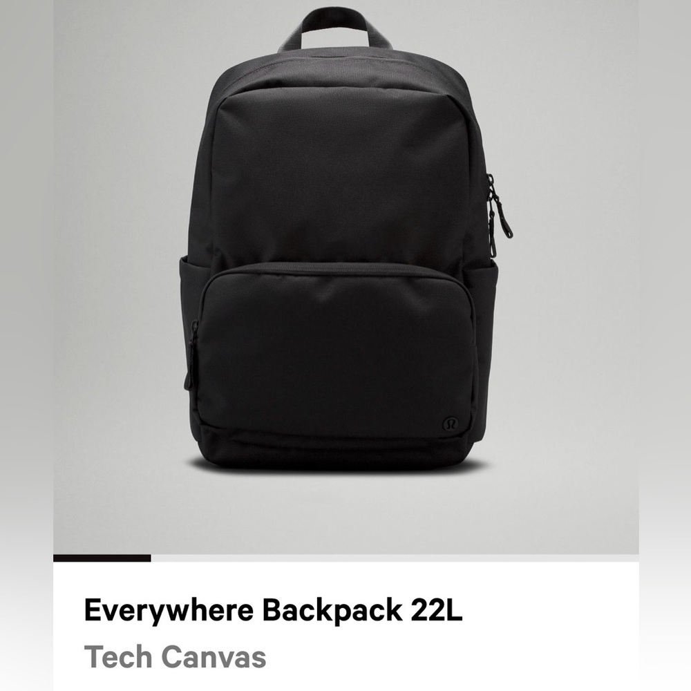 Lululemon Everywhere Tech bag Black/blk Backpack